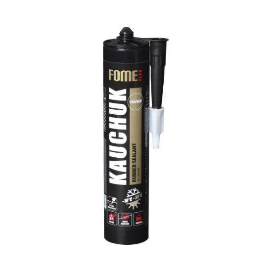 Prekės „Hermetikas Fome Flex Kauchuk All Season, juoda, 300 ml“ paveikslėlis