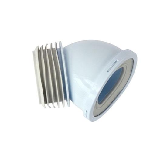 Prekės „Alkūnė WC 110mm 45°trumpa“ paveikslėlis