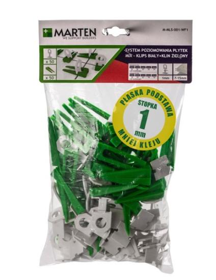 Prekės „Rinkinys plytelių dėjimui 1mm 50/50 Marten“ paveikslėlis