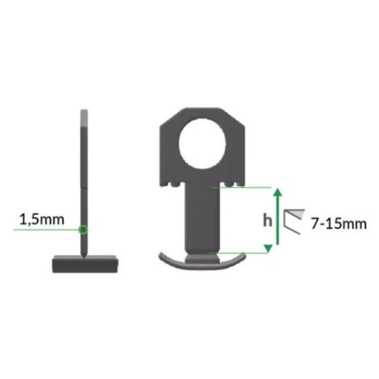 Prekės „Intarpai plytelėms 1,5mm 400vnt Marten“ paveikslėlis