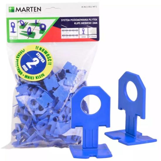 Prekės „Intarpai plytelėms 2mm 100vnt Marten“ paveikslėlis