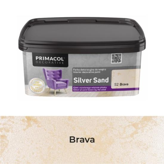 Prekės „Dažai struktūriniai PRIMACOL DECOR Silver Sand 1L (brava)S2“ paveikslėlis