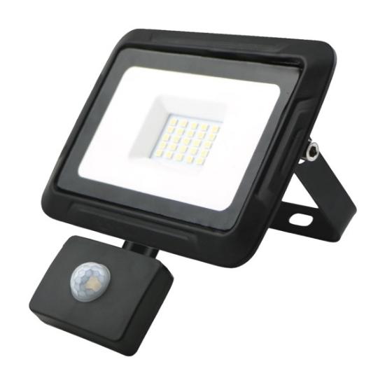 Prekės „BREMEN LED prožektorius su judesio davikliu 20W, 4000K, IP65, 80lm/W Eurolight“ paveikslėlis