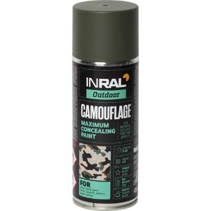 Prekės „Dažai INRAL CAMOUFLAGE RAL6031 matiniai 400 ml“ paveikslėlis
