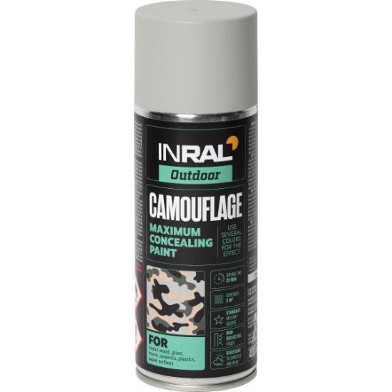 Prekės „Dažai INRAL CAMOUFLAGE RAL7038 matiniai 400 ml“ paveikslėlis