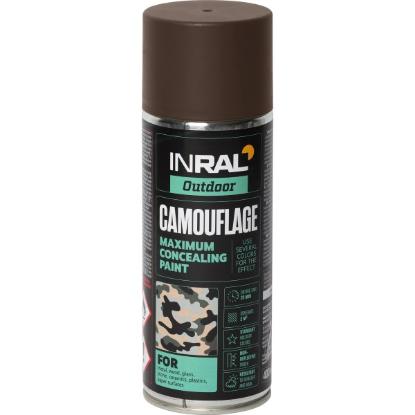 Prekės „Dažai INRAL CAMOUFLAGE RAL8027 matiniai 400 ml“ paveikslėlis