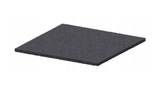 Prekės „Pagrindas pjedestalui terasai guminis 200x200x3 mm SBR“ paveikslėlis