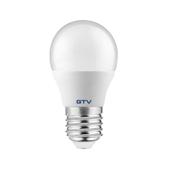 Prekės „Lemputė GTV LED 6W / E27 / 470lm / mažas burbuliukas / 4000K / 160* / 230V“ paveikslėlis
