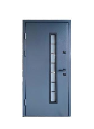 Prekės „Lauko durys MAGDA T15-148 su stiklu 86D Pilka 7024“ paveikslėlis