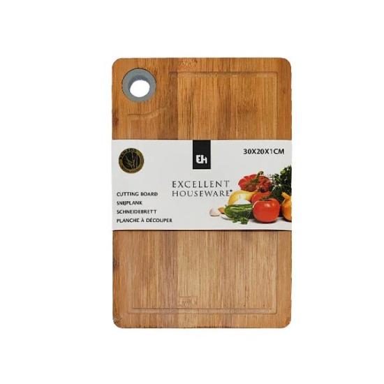 Prekės „Lentelė pjaustymui 30 x 20 x 1 cm Bamboo“ paveikslėlis