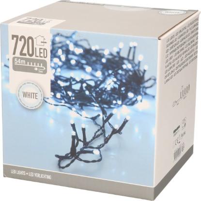 Prekės „Kalėdinė girlianda 720 LED, 54 metrai, šaltai balta“ paveikslėlis