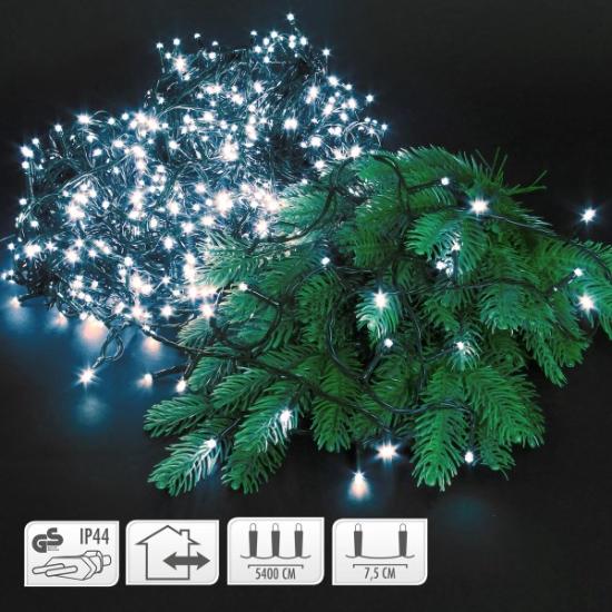 Prekės „Kalėdinė girlianda 720 LED, 54 metrai, šaltai balta“ paveikslėlis