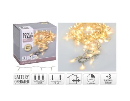 Prekės „Kalėdinė girlianda 192 LED 14,5 m, šiltai baltos spalvos“ paveikslėlis