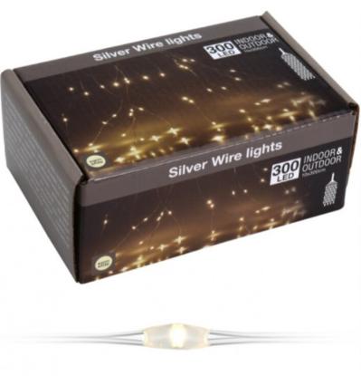 Prekės „Elektrinė girlianda 300 LED 10 x 300 cm, šiltai baltos spalvos“ paveikslėlis