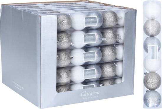 Prekės „Žaisliukai Kalėdiniai 6 vnt x 60 mm CAN224610“ paveikslėlis