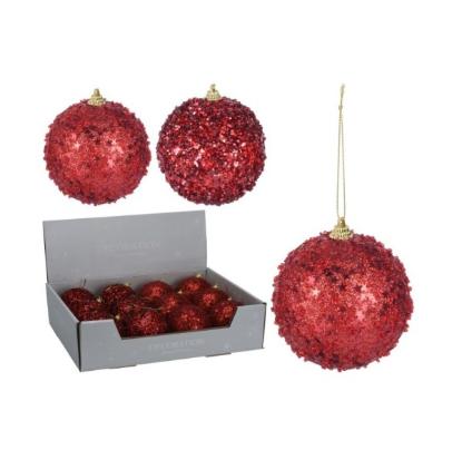 Prekės „Žaisliukas eglutės raudonas 80 mm“ paveikslėlis