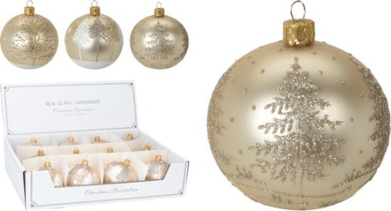 Prekės „Žaisliukas eglutės 80 mm mix Gold Tree“ paveikslėlis