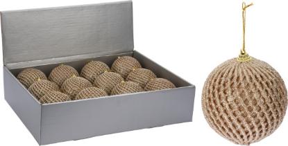 Prekės „Žaisliukas eglutės blizgus geltonas 100 mm“ paveikslėlis