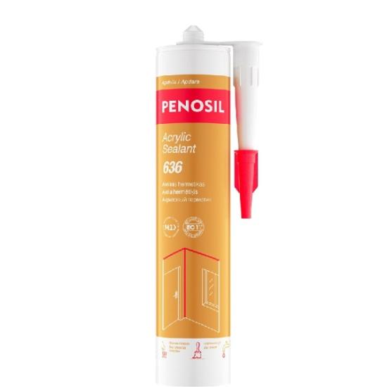 Prekės „Penosil Acrylic Sealant 636 akrilinis hermetikas baltas 280 ml“ paveikslėlis