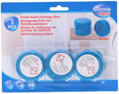 Prekės „Tabletės WC į bakelį 3 x 50 g Lifetime Clean“ paveikslėlis