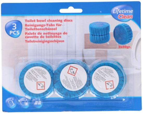 Prekės „Tabletės WC į bakelį 3 x 50 g Lifetime Clean“ paveikslėlis