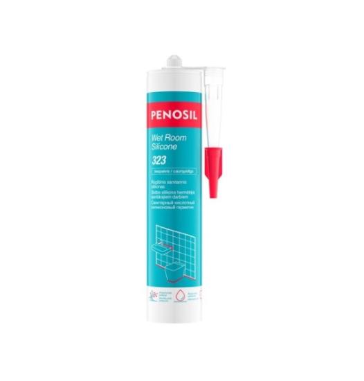 Prekės „Rūgštinis sanitarinis silikonas PENOSIL Wet Room Silicone 323, bespalvis“ paveikslėlis