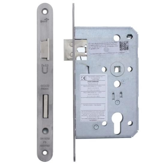 Prekės „Spyna durų įleidžiama 72/65 mm cilindrinė dešininė priešgaisrinė 0211 D65/F24x3x235/72 BMH 0432-CPR-00082-03“ paveikslėlis