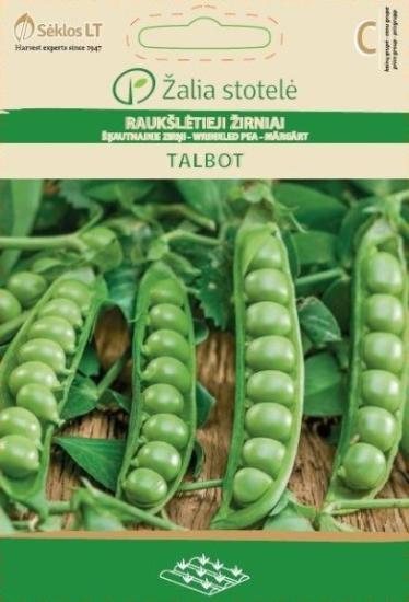 Prekės „Raukšlėtųjų žirnių sėklos TALBOT, 30 g“ paveikslėlis