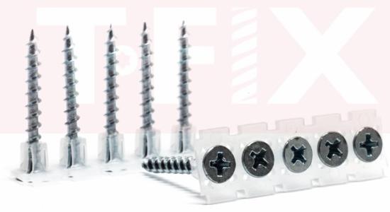Prekės „Savisriegiai į metalą GKP 3,9x25 mm juostoje 1000 vnt DWFJ T-Fix“ paveikslėlis