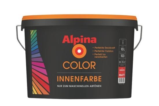 Prekės „Dažai vidaus Alpina Color Innenfarbe,  B1 2,5 l“ paveikslėlis
