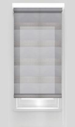 Prekės „Klasikinė ritininė užuolaida ZPF 16 D&N, pilkos sp., Ø 25 mm, 60 x 160 cm“ paveikslėlis