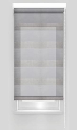 Prekės „Klasikinė ritininė užuolaida ZPF 16 D&N, pilkos sp., Ø 25 mm, 60 x 160 cm“ paveikslėlis