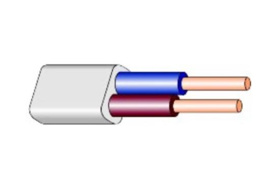 Prekės „Kabelis BVV-P 2x1,5 mm², rulonas 5m“ paveikslėlis