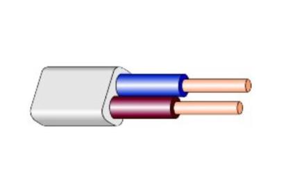 Prekės „Kabelis BVV-P 2x2,5 mm², rulonas 10m“ paveikslėlis