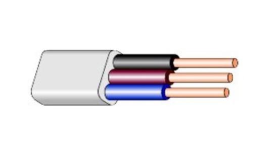 Prekės „Kabelis BVV-P 3x2,5 mm², rulonas 10m“ paveikslėlis