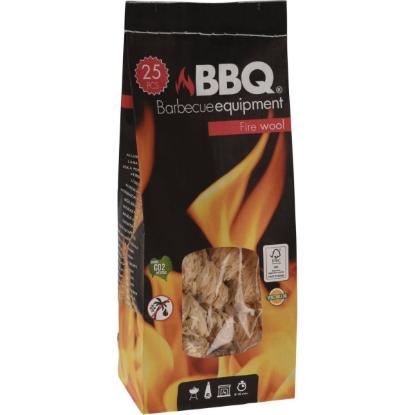 Prekės „Medžio vatos drožlės kepsninei 25 vnt BBQ“ paveikslėlis