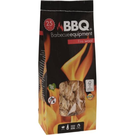 Prekės „Medžio vatos drožlės kepsninei 25 vnt BBQ“ paveikslėlis
