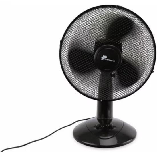 Prekės „Ventiliatorius stalinis 38W 30cm Lifetime juodas“ paveikslėlis