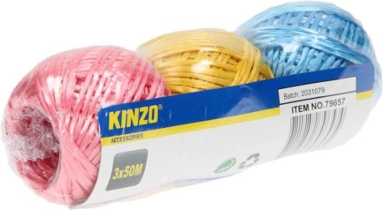 Prekės „Virvė 1mm 3vntx50m PP Kinzo“ paveikslėlis