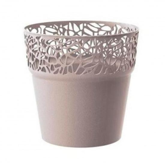 Prekės „Vazonas DTRE145 Tree, mocca spalvos, 14,5 cm“ paveikslėlis