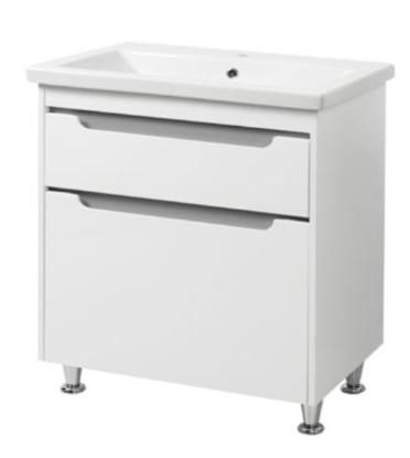Prekės „Komplektas spintelės ir praustuvo VALENCIA GREY TNB-2D70cm“ paveikslėlis