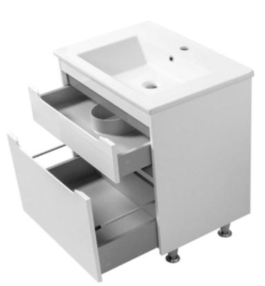 Prekės „Komplektas spintelės ir praustuvo VALENCIA GREY TNB-2D85cm“ paveikslėlis