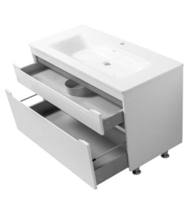 Prekės „Komplektas spintelės ir praustuvo VALENCIA GREY TNB-2D100cm“ paveikslėlis