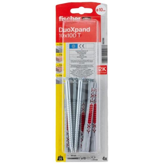 Prekės „Kaištis su įsukamu sraigtu 10x100mm 4vnt DX T Fischer“ paveikslėlis