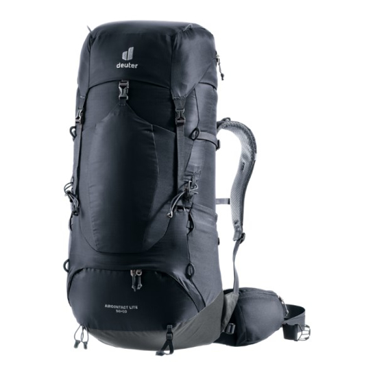 Prekės nuotrauka Kuprinė Deuter Aircontact Lite 50 + 10 - Juoda/grafito (black/graphene),