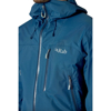 Prekės nuotrauka Vyriška striukė nuo lietaus Rab Downpour Mountain Jacket - Raudona, XL