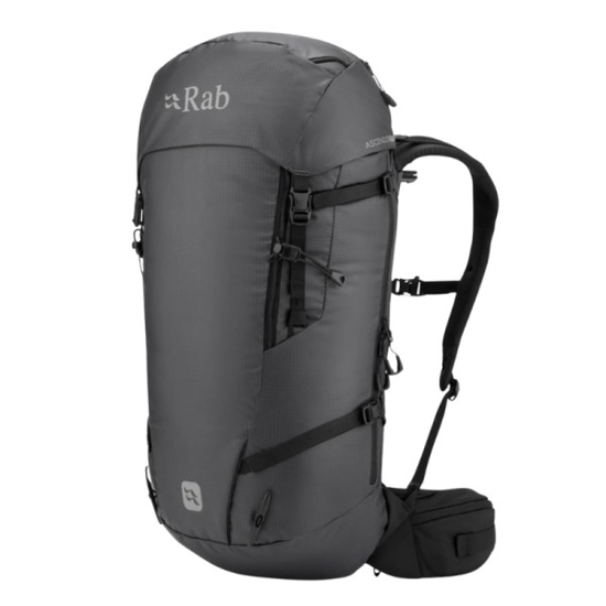 Prekės nuotrauka Alpinistinė kuprinė Rab Ascendor 35 - Juoda, M/L