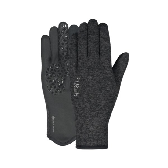 Prekės nuotrauka Moteriškos pirštinės Rab Quest Windstopper Gloves Wmns - Tamsiai pilka, M