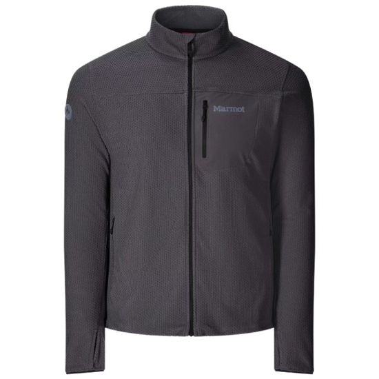 Prekės nuotrauka Vyriškas džemperis Marmot AirFleece Jkt - Tamsiai pilka, XL