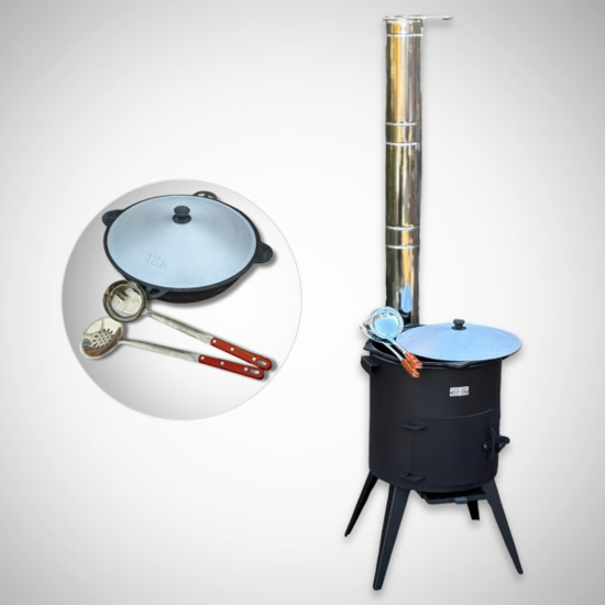 Prekės nuotrauka Krosnelė kazanui PREMIUM PLUS 12L Kalmetal 3 mm KAZ12X3KU